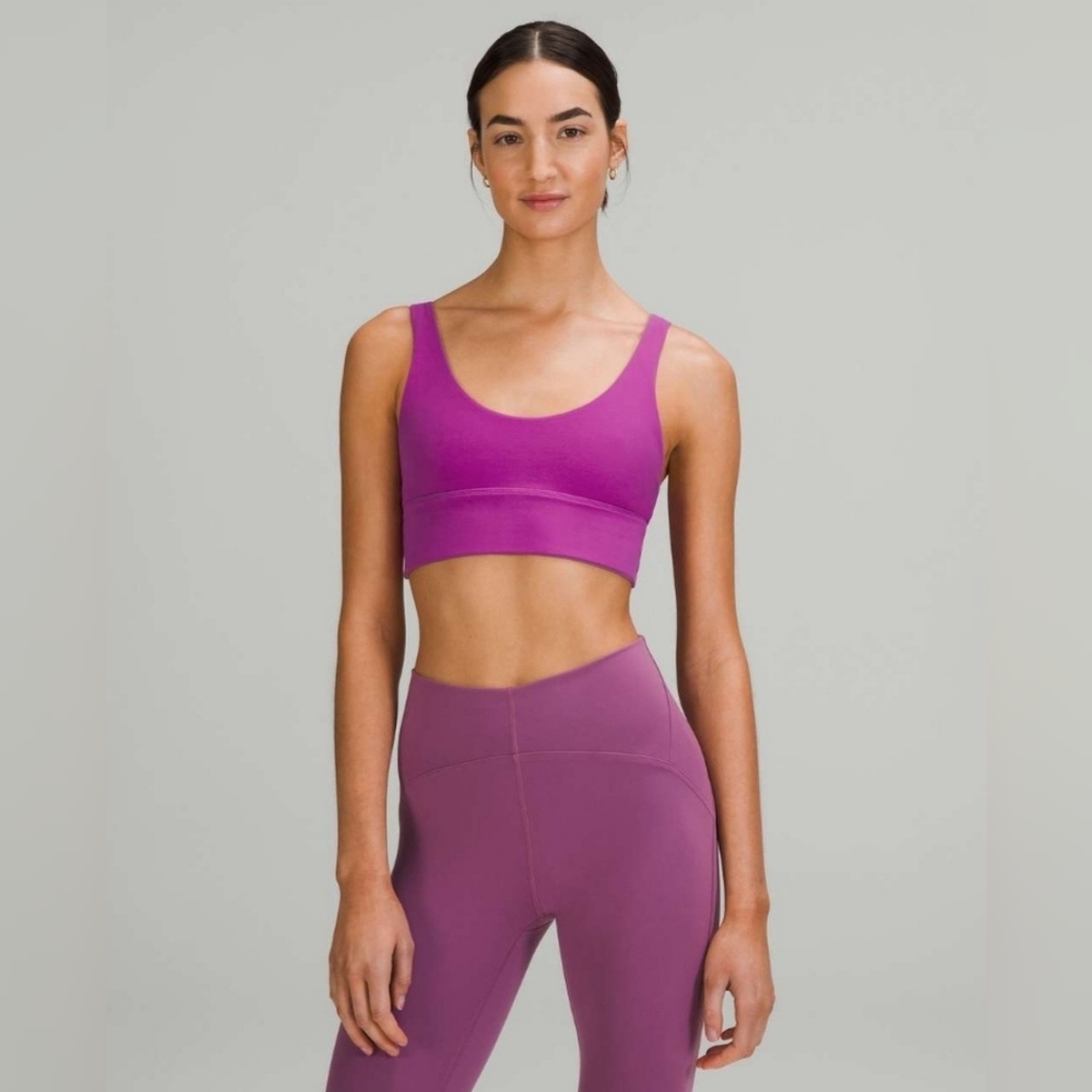Lululemon Align Reversible Bra *Light Support, A/B CupVivid Plum / Vintage Plu 6